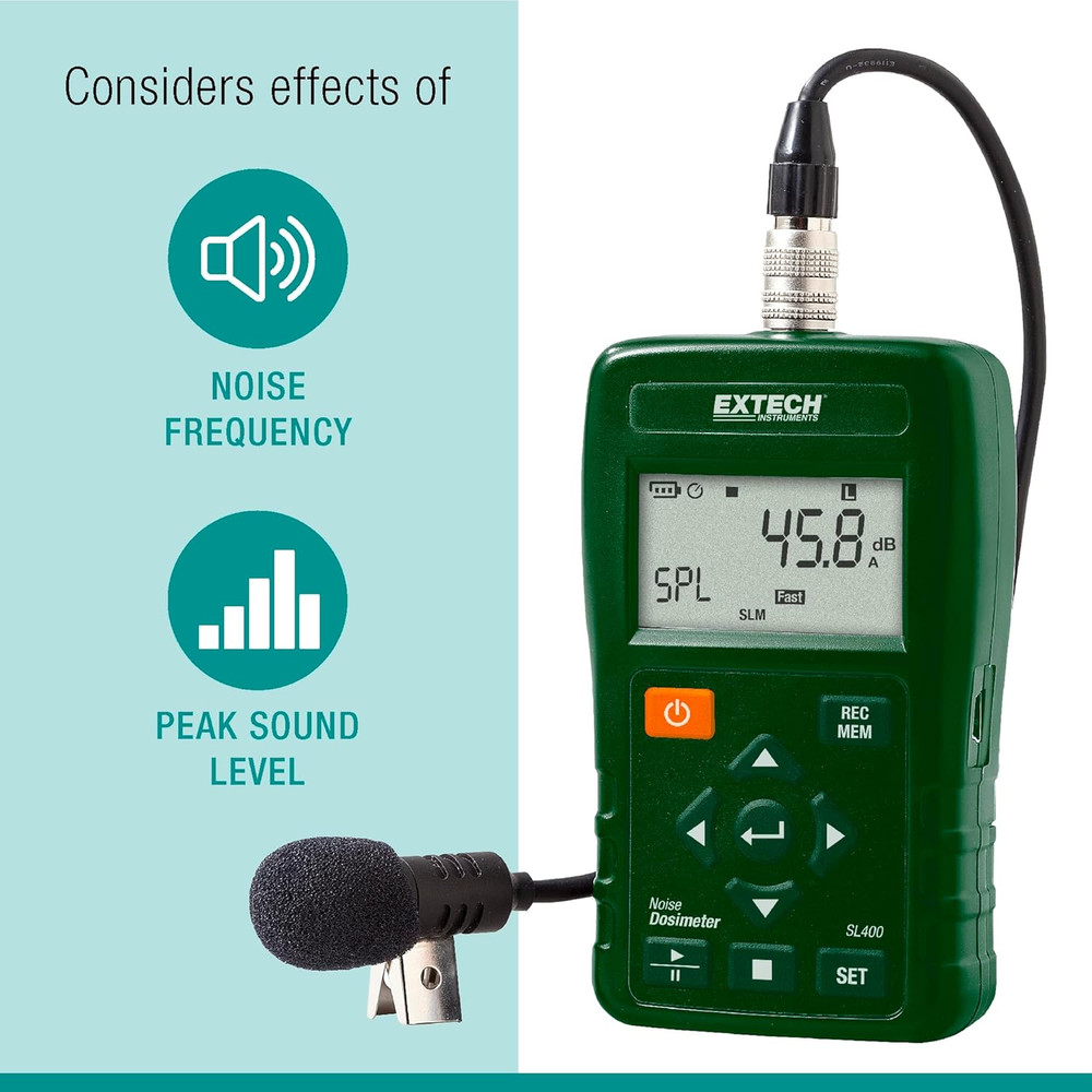 SL400 Personal Noise Dosimeter with USB Interface