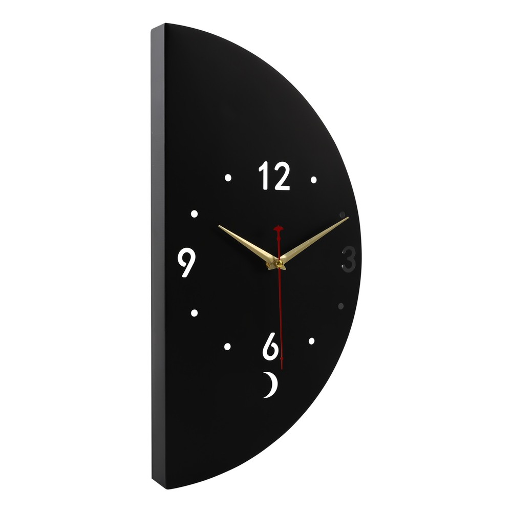 Wall Clock Decoration Double-sided Corner Wall Clock White+black Wall Clock
