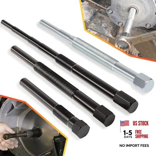 4-Piece Clutch Puller Tool Kit - Includes Primary Drive Clutch Pullers for