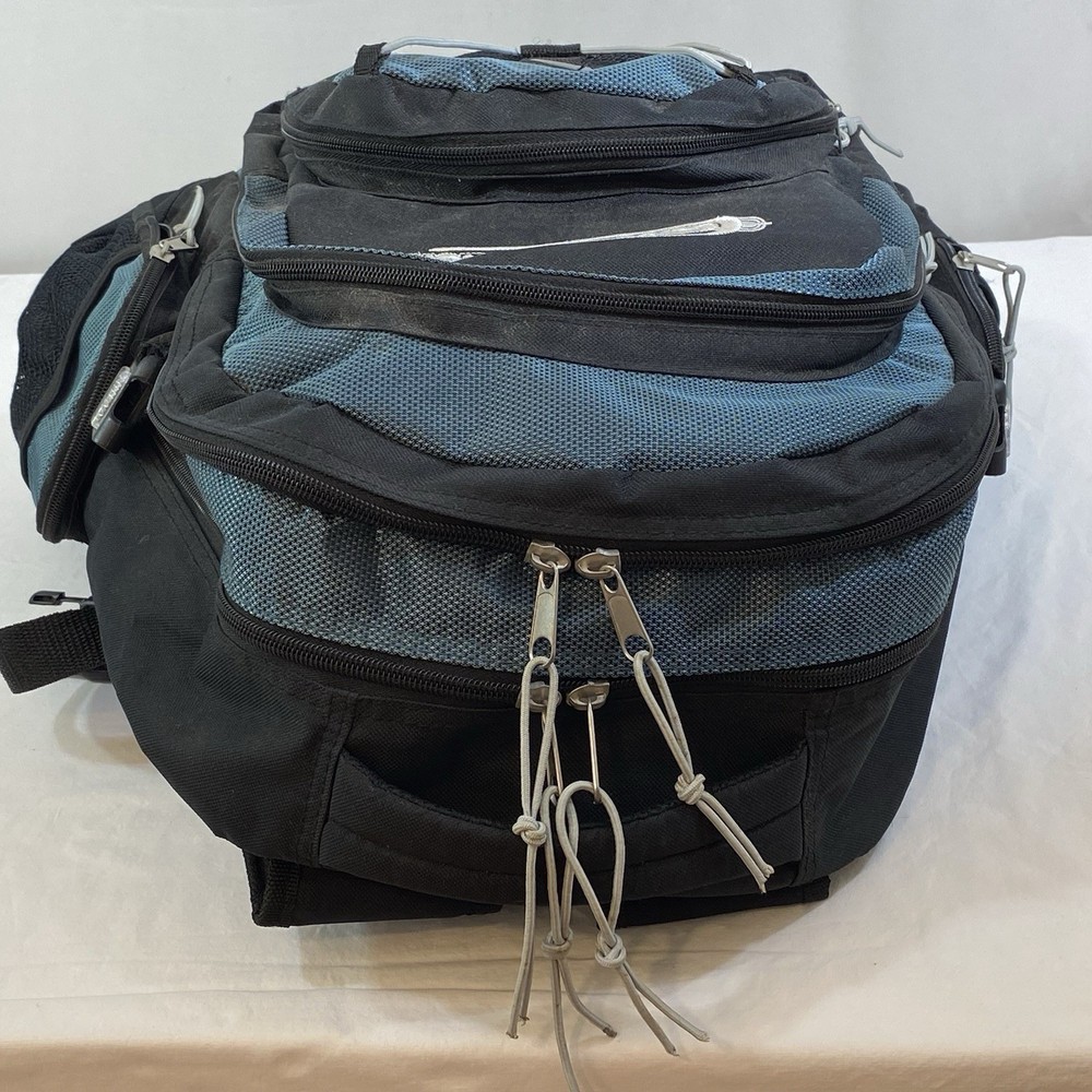 Granite Canyon Backpack Black & Teal Polyester Zipper Multiple Pockets