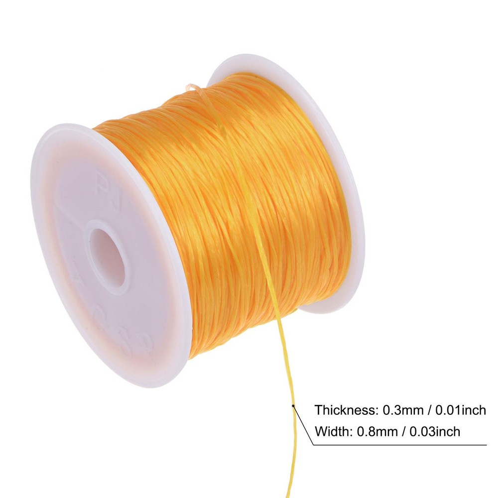 Elastic Cord DIY Making Stretchy String Thread Rope Craft Wire, Gold Tone