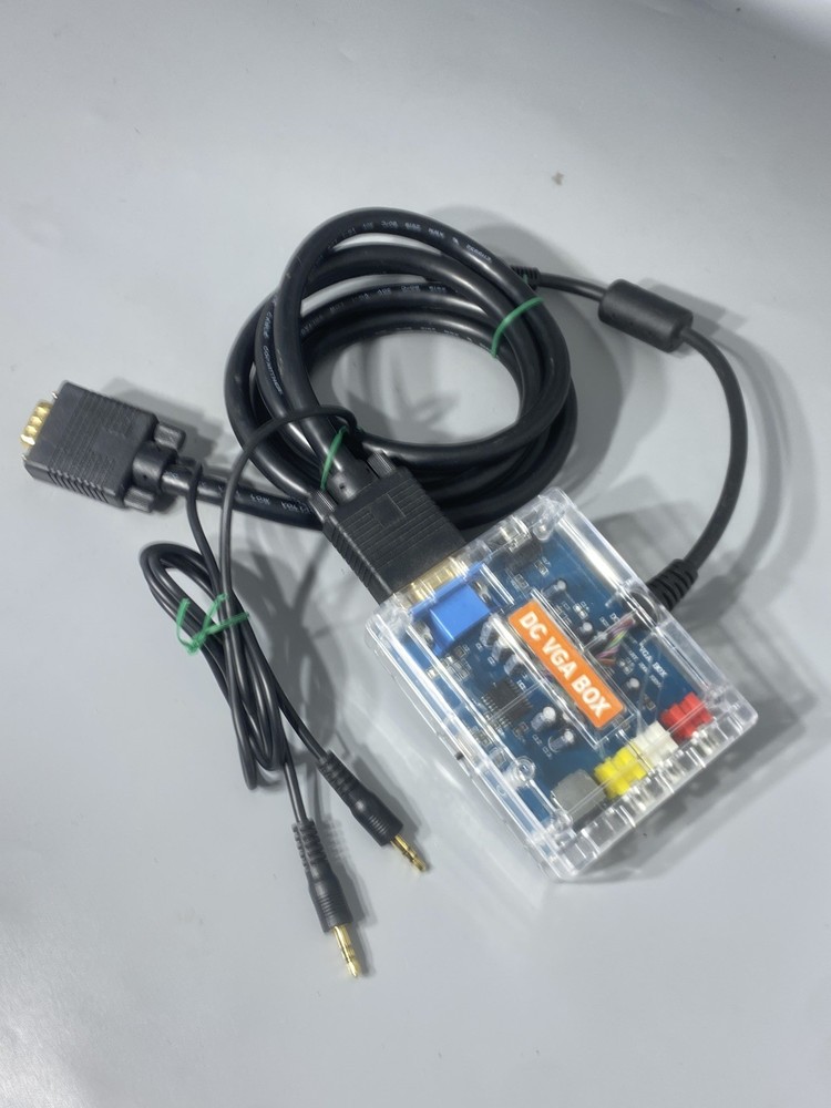 Sega Dreamcast DC VGA BOX XK-DC 2000 *US CONSOLE* Tested Working