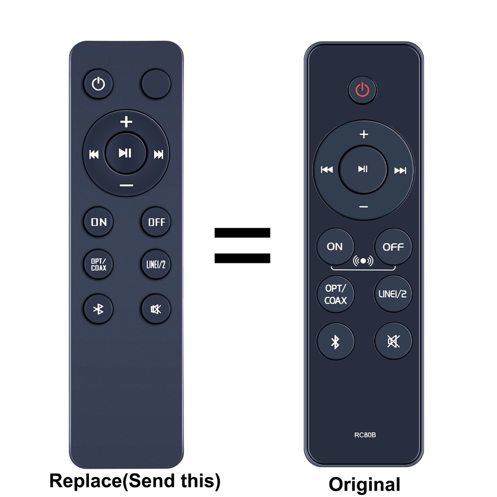 Remote Control For Edifier R1280DBs Active Bluetooth Bookshelf Speakers