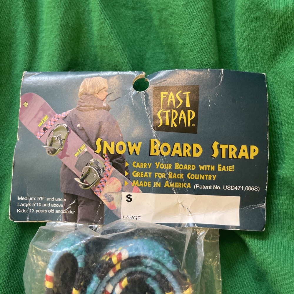 Fast Strap Snowboard Carry Strap size Large New