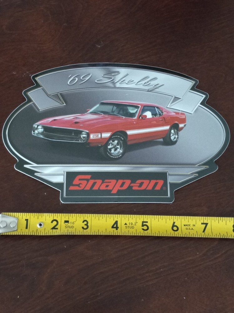 SNAP ON STICKER   1969 SHELBY