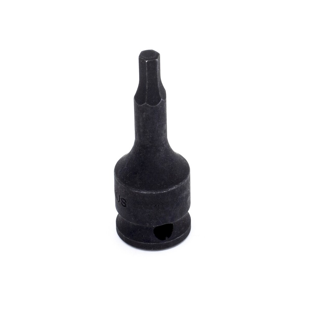 Genius Tools 3/8" Dr. 5/16" Hex Impact Bit Socket, 52mmL (CR-Mo) - 365210