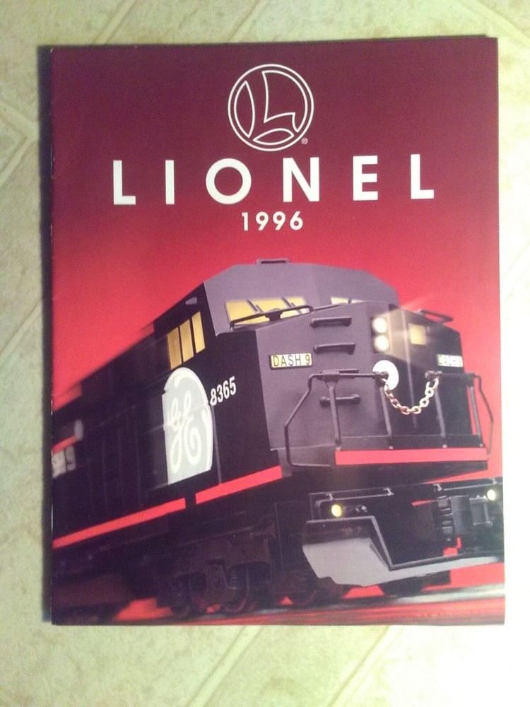 Lionel Trains Catalog 1996...NOS, Ships Free!