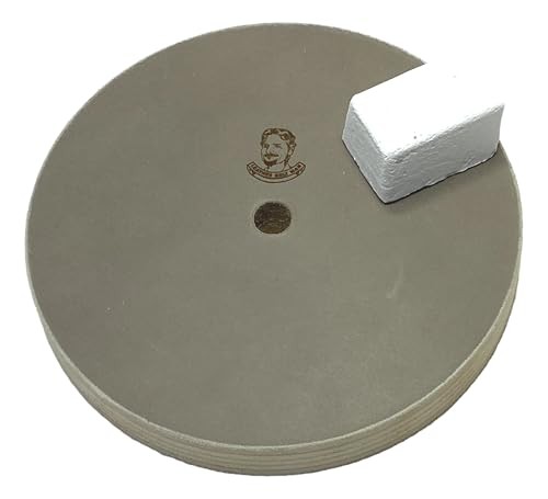 6" (3/4" Width) Leather Honing/stropping Wheel - Fits 1/2" Arbor - Buf