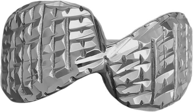 Diamond Cut Twisted Dome Ring