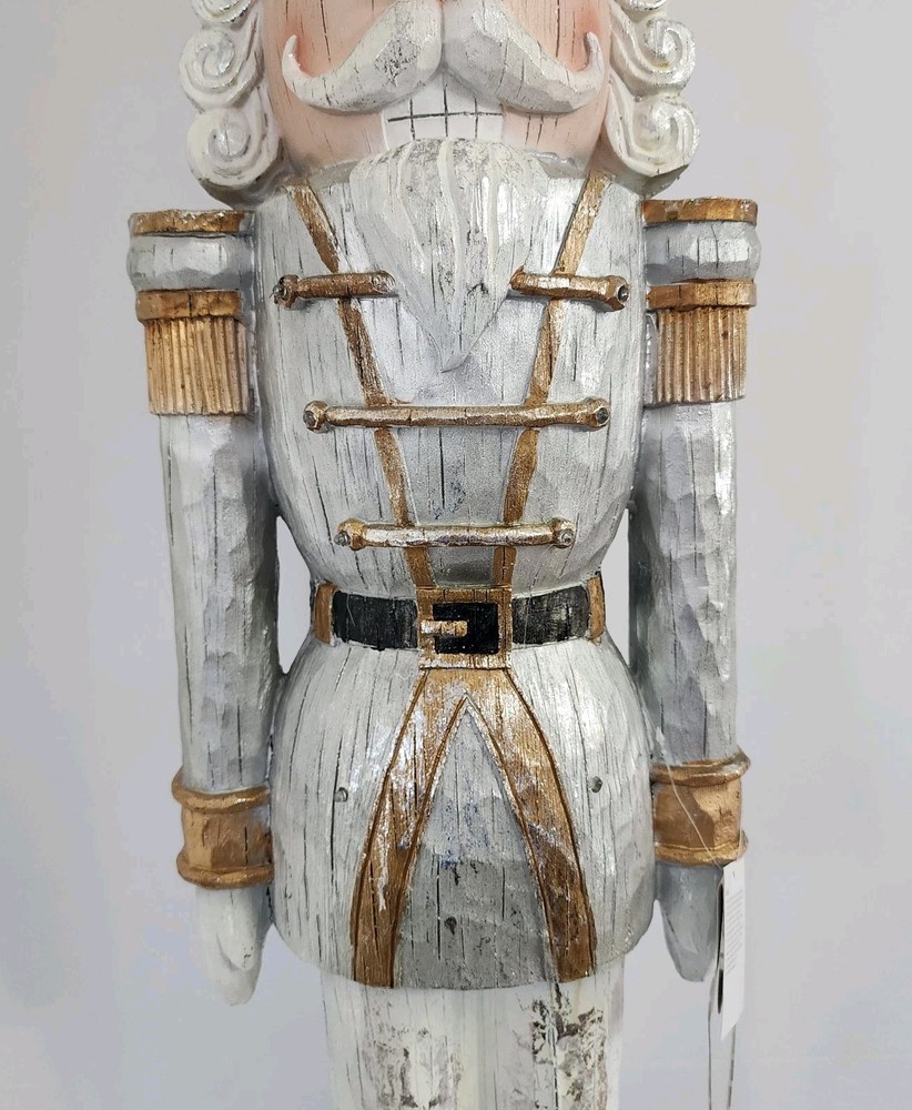 Signature Selection Gold & Silver Lighted King Nutcracker - 48" - New!