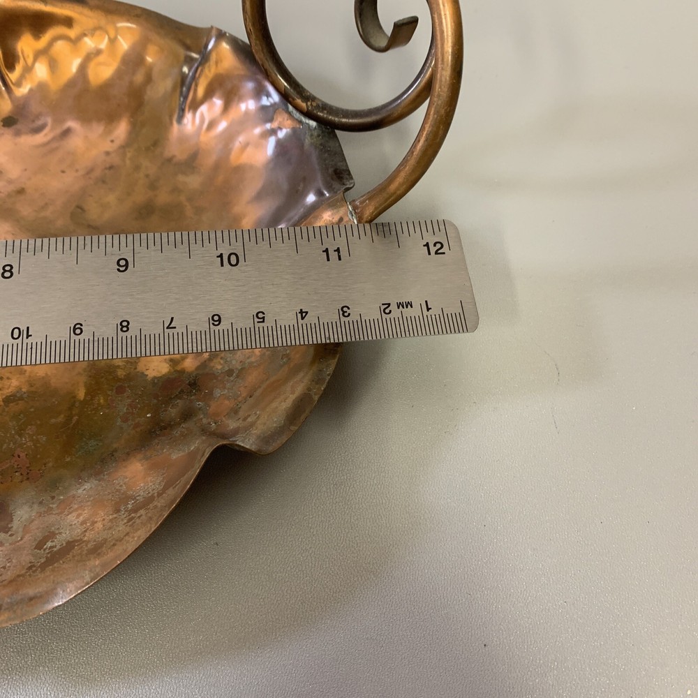 Gregorian Hammered Copper Serving Plate