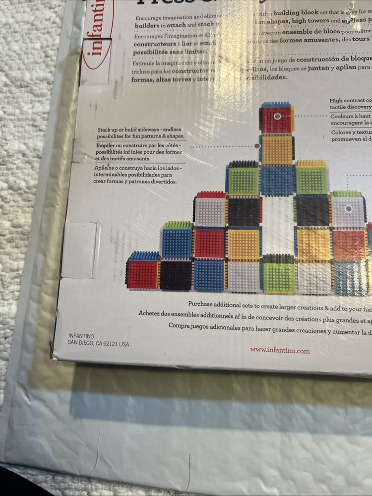 and Stay Stacking Blocks with Interlocking Design, 12-36 Months