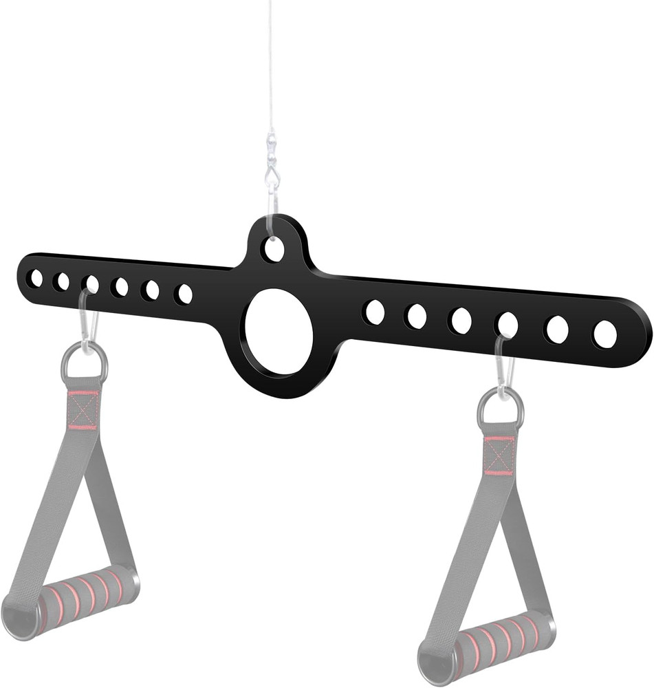 LAT Pull Down D Handle T Bar Cable Row Attachment for Home Gym Systems