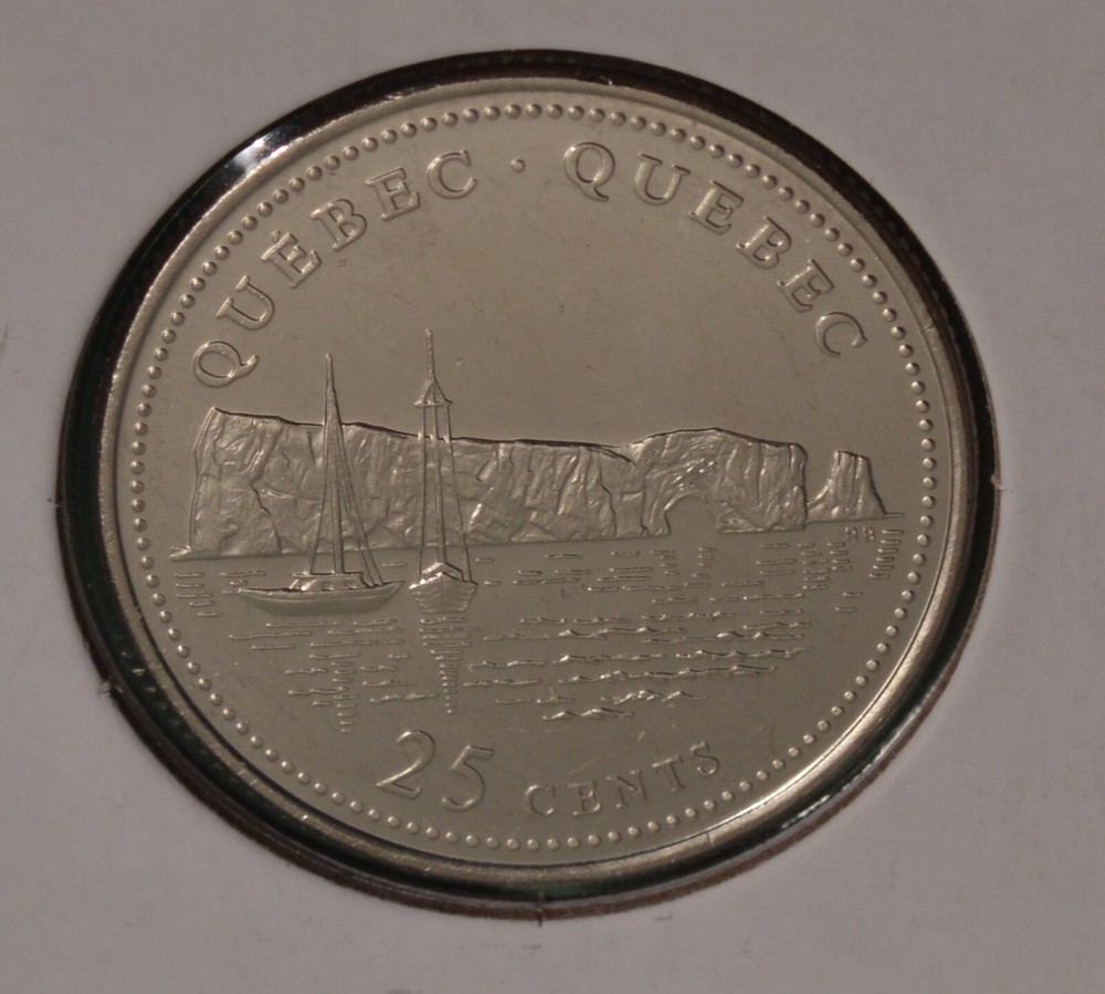 1992 Provincial Commemorative Series - 25￠ - Quebec  🇨🇦