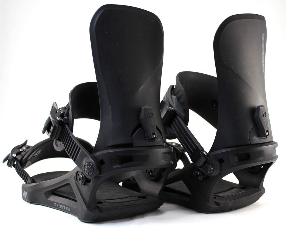 K2 Program Snowboard Bindings Medium (Men's US 5-9) Black 2024 - 77968
