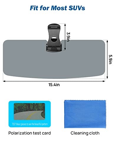 Sun Visor for SUV, Polarized Sun Visor Extender for Car, Medium 1 PACK