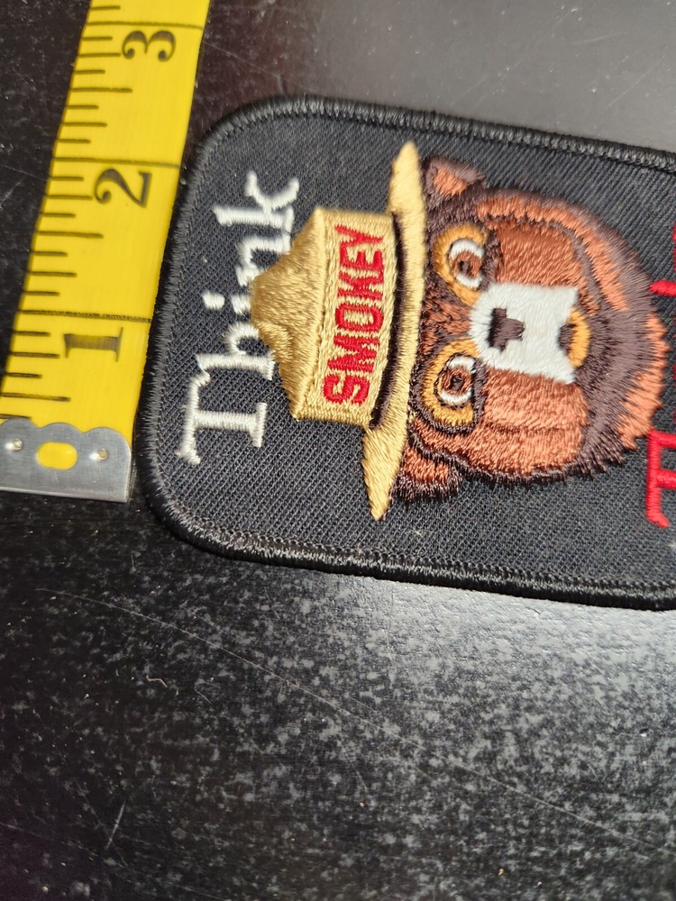 Vintage Smokey the Bear 'Think Thanks' Patch