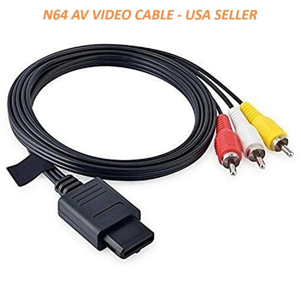 N64 Composite AV Cable Nintendo 64