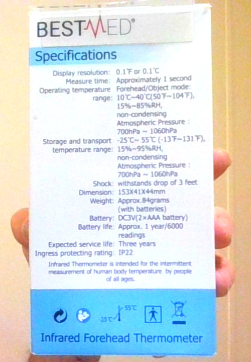 Joytech Bestmed 1 Second Thermometer New