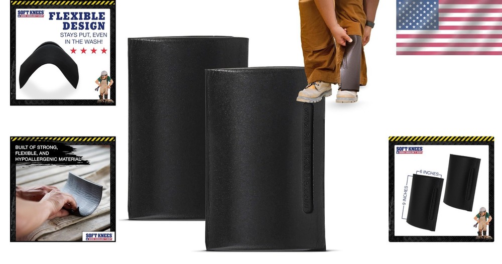 Lightweight Knee Inserts for Pants, Comfortable Protection