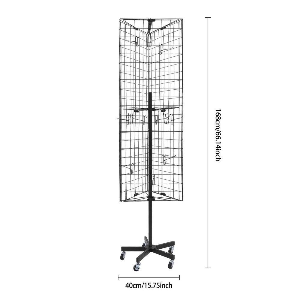 Triangular Grid Panel Display Stand Mobile Grids Wall Showing Shelf Freestanding