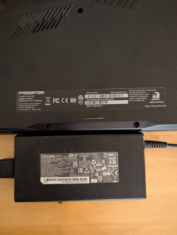 Predator PH315-54