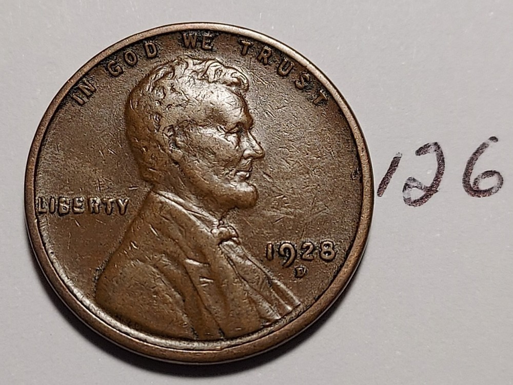1928-D Lincoln Wheat Cent       #126