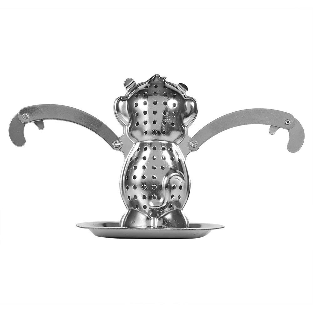 Monkey Tea Infuser Cute Stainless Steel Loose Leaf Tea Strainer Filter