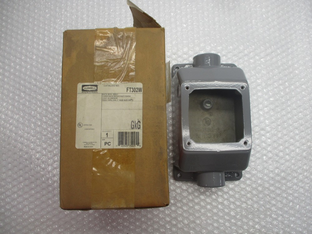 HUBBELL FT302W BACK BOX NSMP