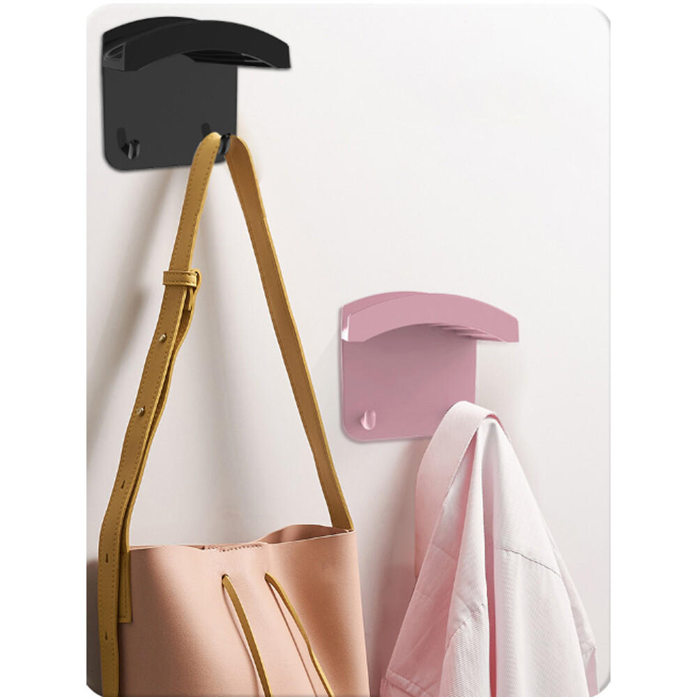 2Pcs Headphone Hanger Wall Mount Stand for Headset Space-saving Headset Holder
