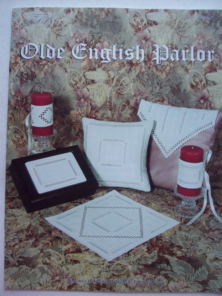 Old English Parlor Hardanger Embroidery  pattern