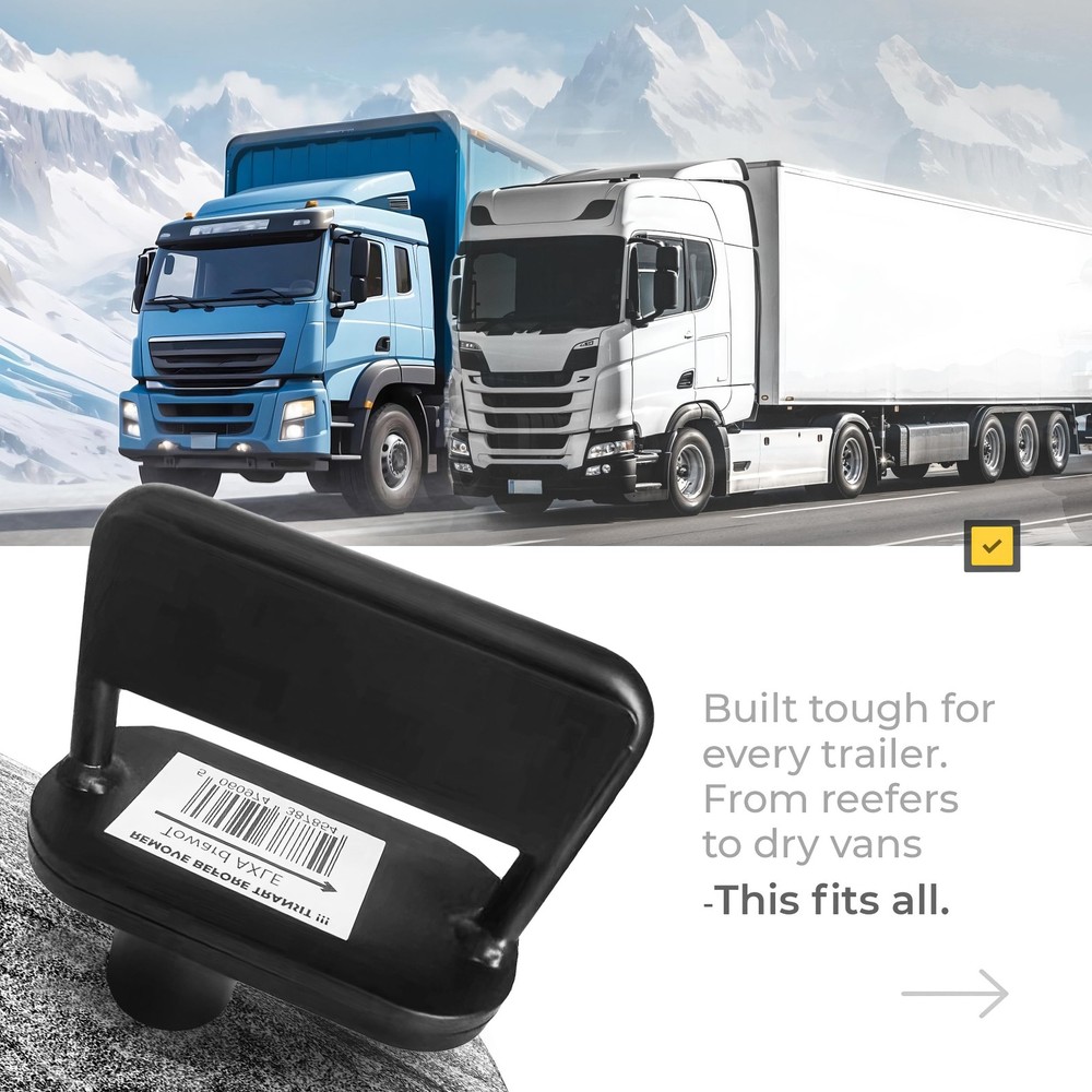 Skywin-Trailer Lock, Axle Stop Device, Magnetic Trailer Stopper, Black
