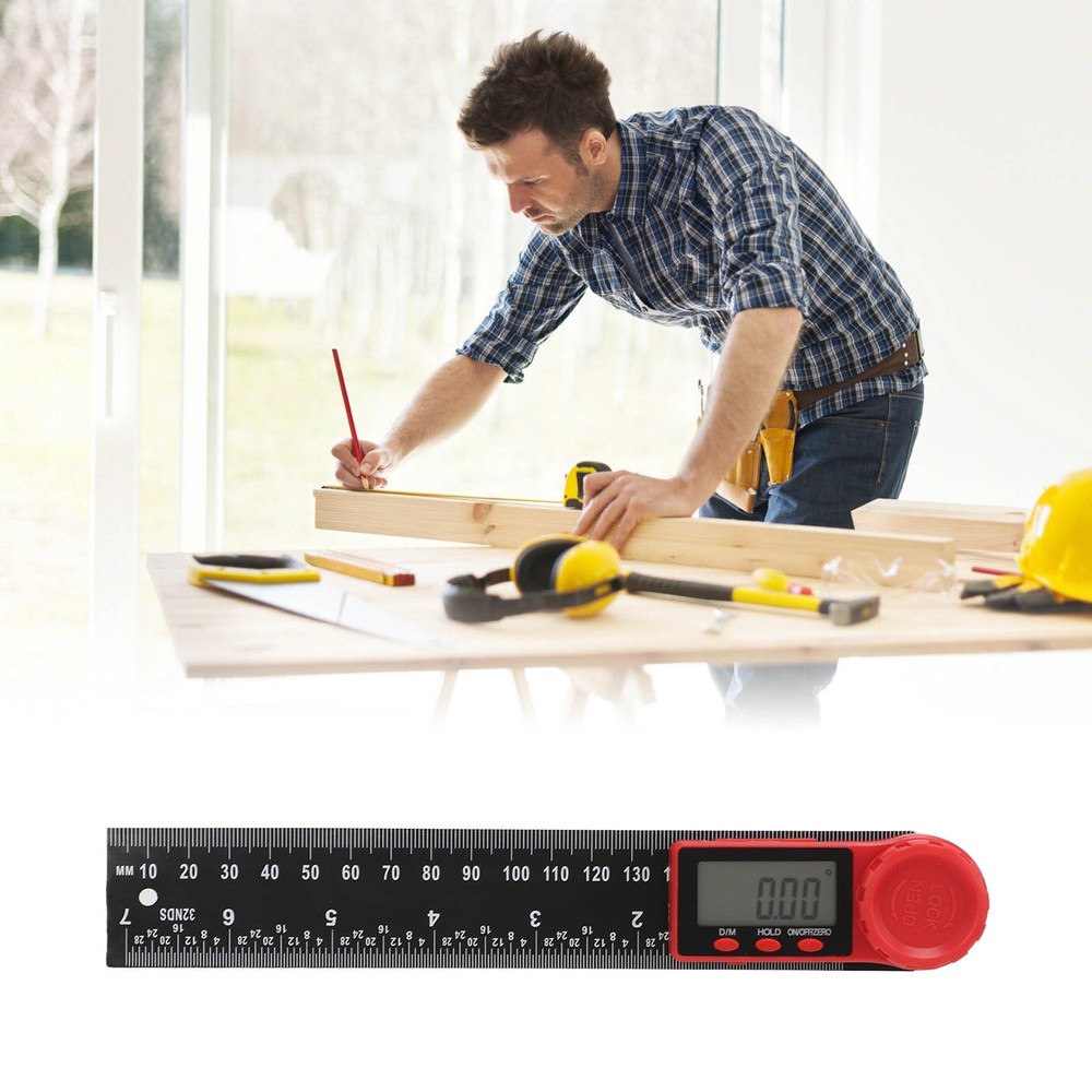 Digital Display Angle Ruler Lightweight Convenient Protractor For Woodworking