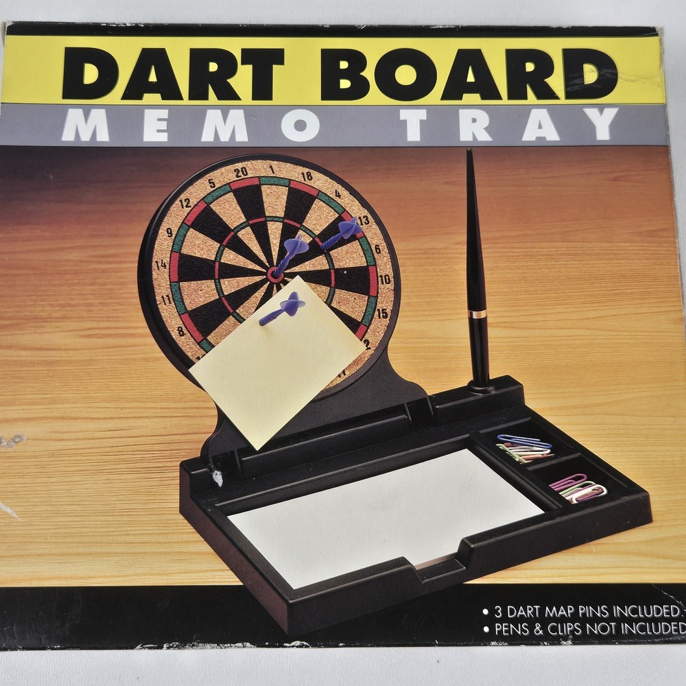 Dart Board Memo Tray