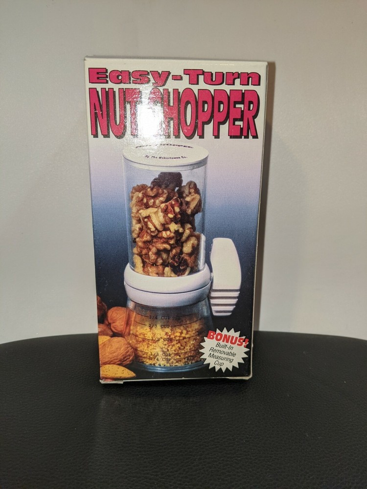 Easy-Crank Nut Chopper easy turn
