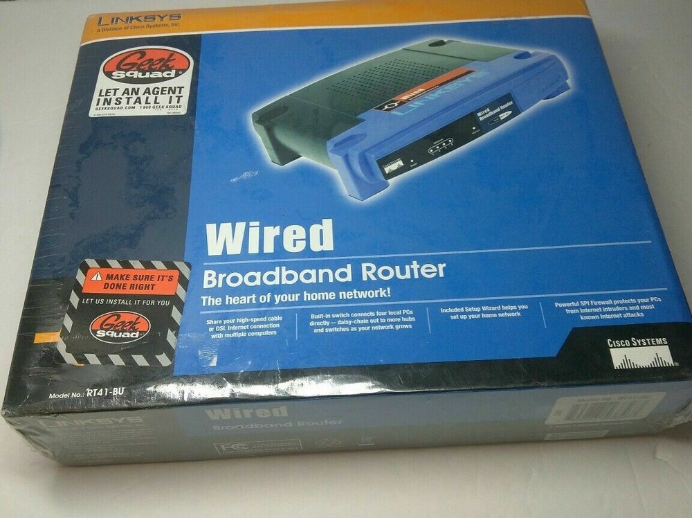 Linksys RT41-BU Cable/DSL Router with 4-Port Switch