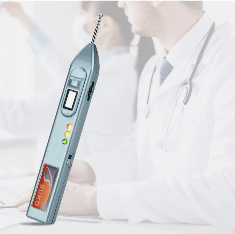 Auricular Points Detector Automatic Ear Detection Pen Warning Sound Acupressure
