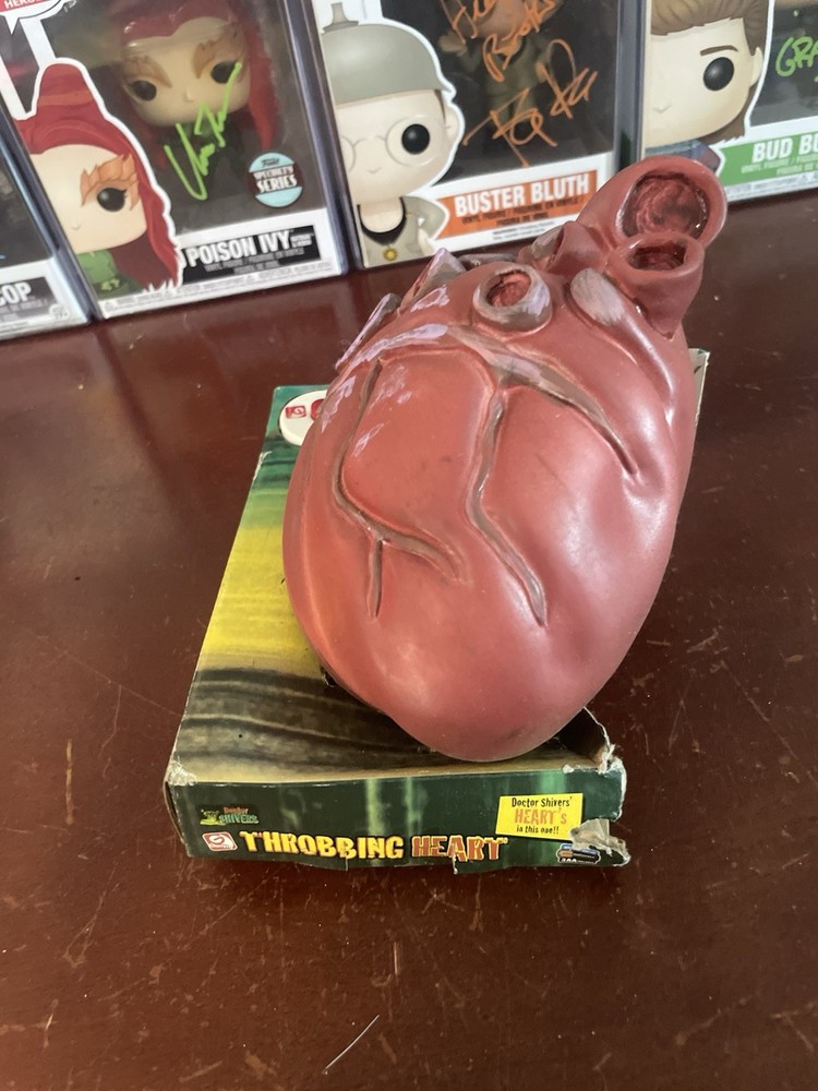 Gemmy Throbbing Heart With Flawed Original Package - Needs Batteries
