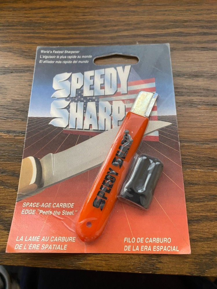 "The Original" Speedy Sharp Carbide Sharpener, Knife Sharpener,  red
