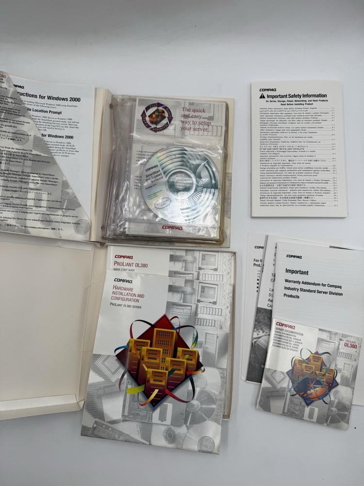 Compaq Cds Server Setup & Management & Reference Information Vintage