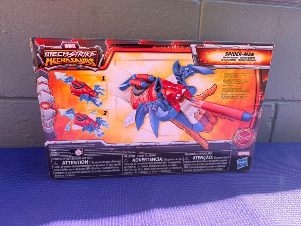 Nerf Mega Strike Mechasaurus Spider-Man Arachnophobia Blaster