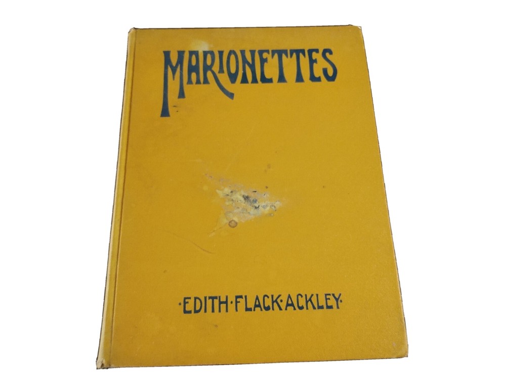 Marionettes Book 1929 includes patterns and instructions