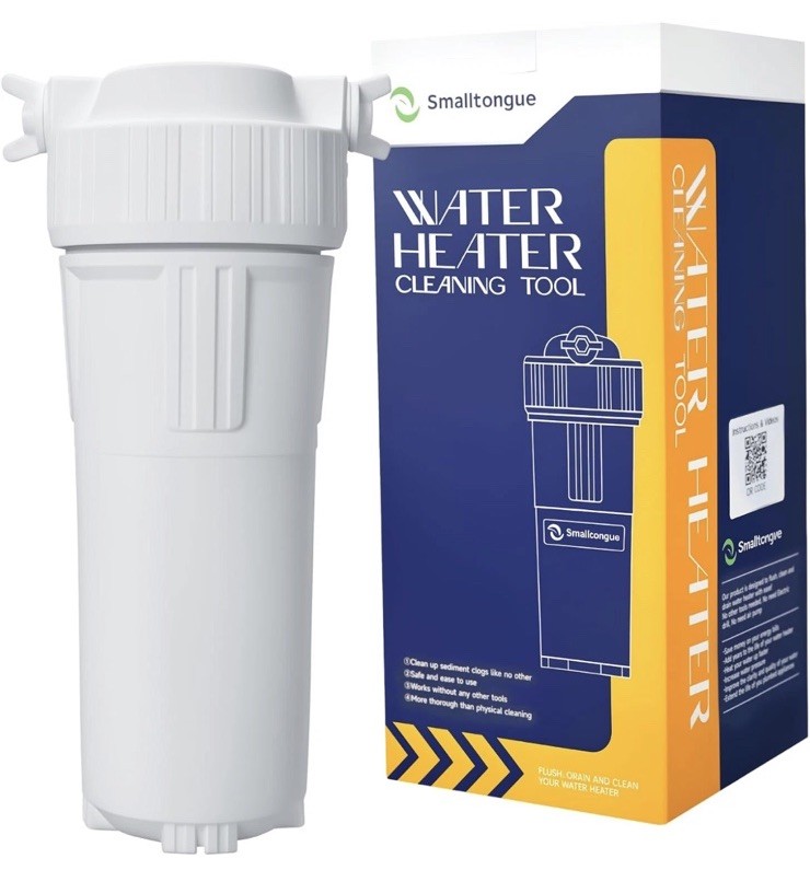 Water Heater Cleaning Tool, Completely Dissolves Scale Sediment, Including Step-