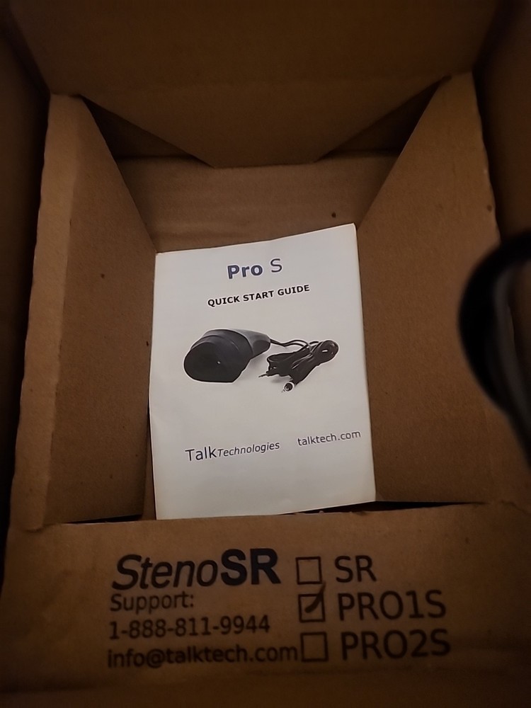 Steno SR Pro-1 Pocket Sized Sound Booth Privately use Speech Technology