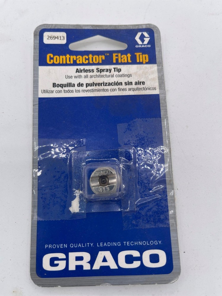 Open Package (unused), Graco Flat Tip 269413