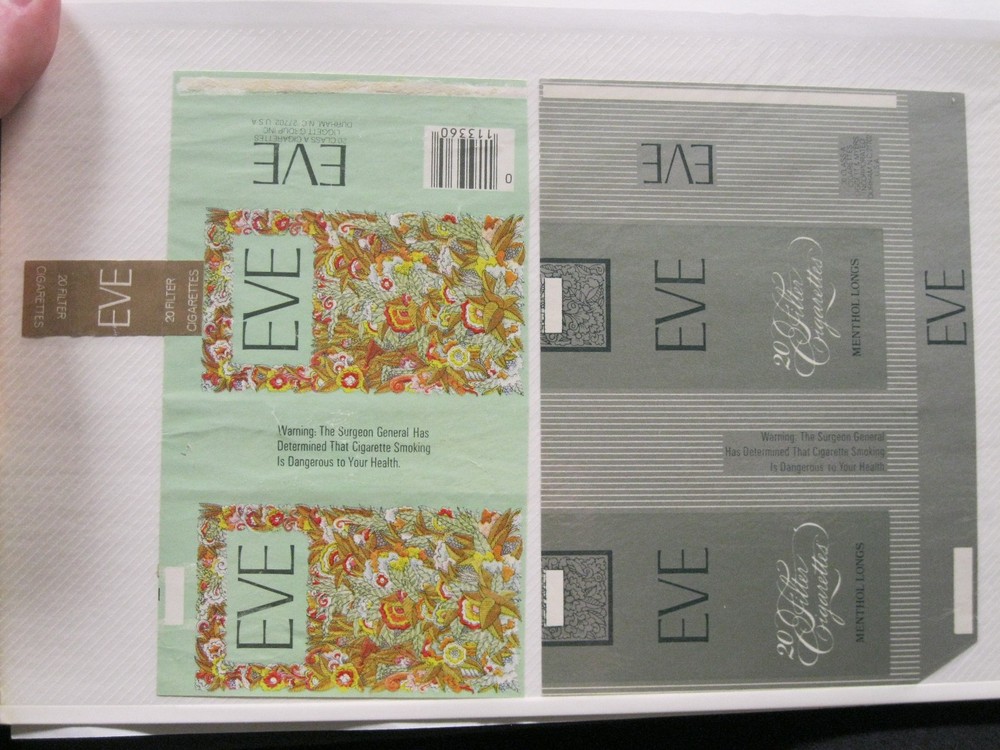 EVE CIGARETTES Packaging