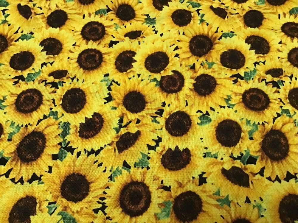 Fabric Sunflowers 8781, 1 yard