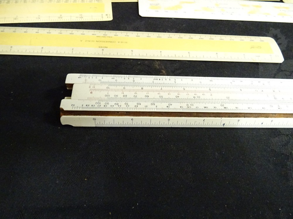 Architecture/Engineering Technical Drafting Vintage Drawing board rulers