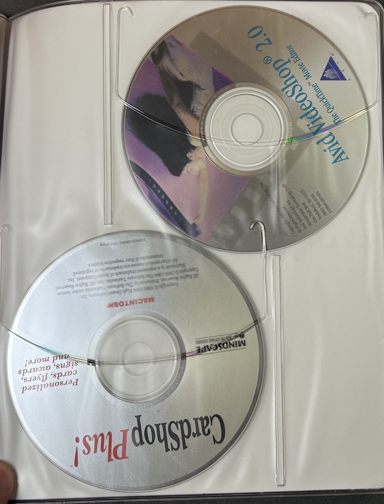 Vintage Apple Macintosh Compact Discs CD-ROM Software Bundle Encyclopedia Games