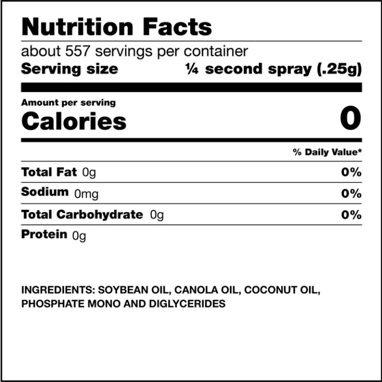 Blackstone Non-Stick Griddle Spray Aerosol Container, Designed to Cook, Protect